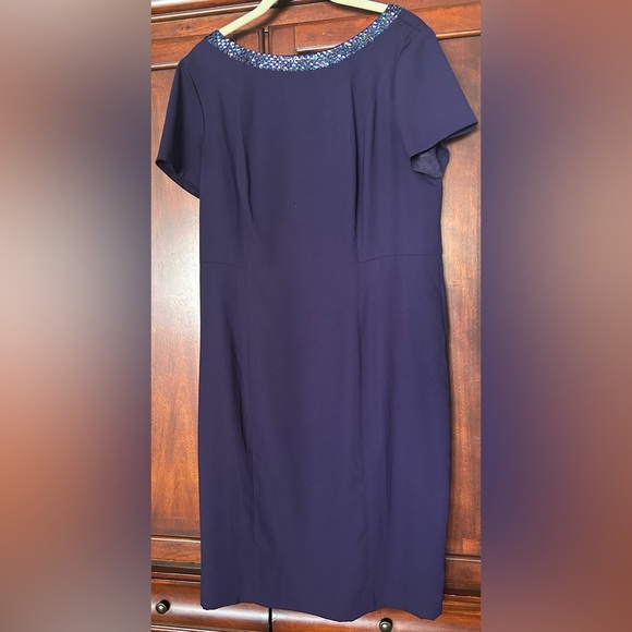 Talbots Dresses & Skirts - Talbots Beautiful Violet Cocktail Women’s Back Zip Dress Size 12